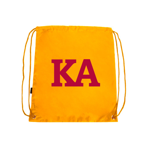  Gold Drawstring Backpack - KA