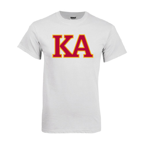 Kappa Alpha White T Shirt-Two Color KA