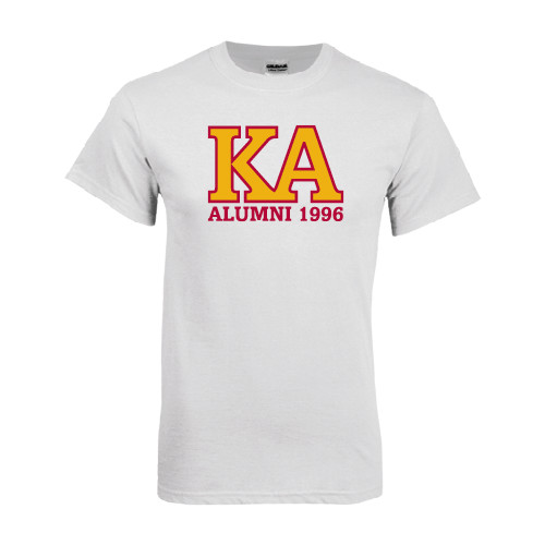 Kappa Alpha White T Shirt-KA Alumni Design