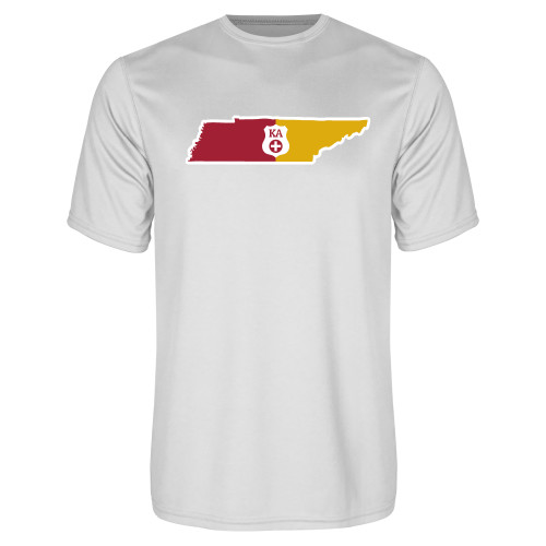  White Performance Tee - Tennessee