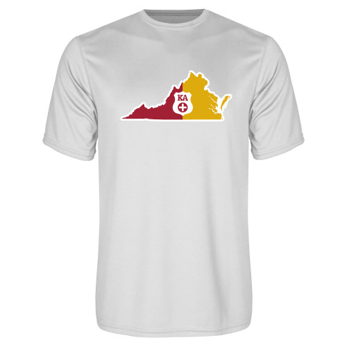  White Performance Tee - Virginia