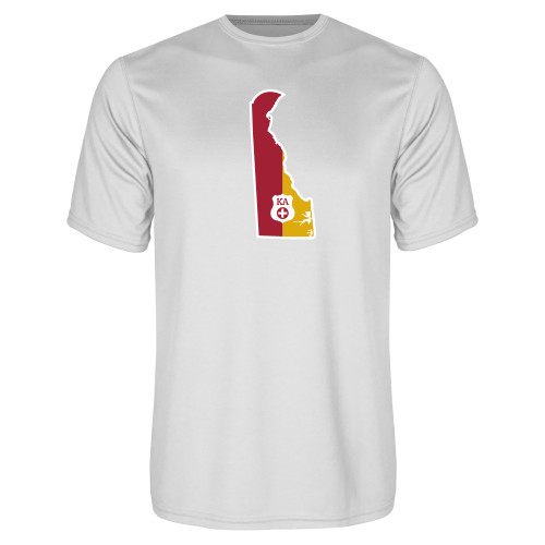  White Performance Tee - Delaware