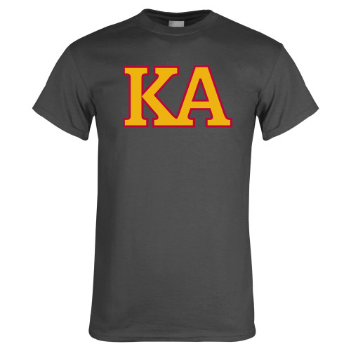 Kappa Alpha Charcoal T Shirt-Two Color KA