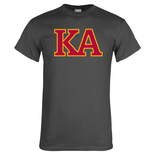 Kappa Alpha Charcoal T Shirt-Two Color KA
