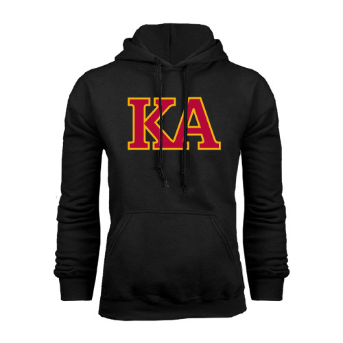 Kappa Alpha Black Fleece Hoodie-Two Color KA