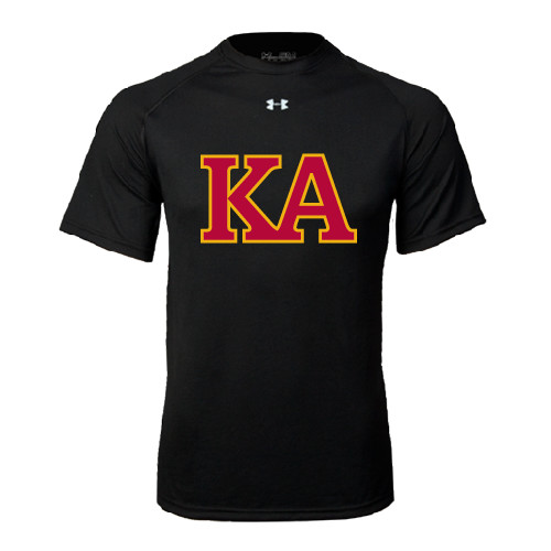 Kappa Alpha Under Armour Black Tech Tee-Two Color KA