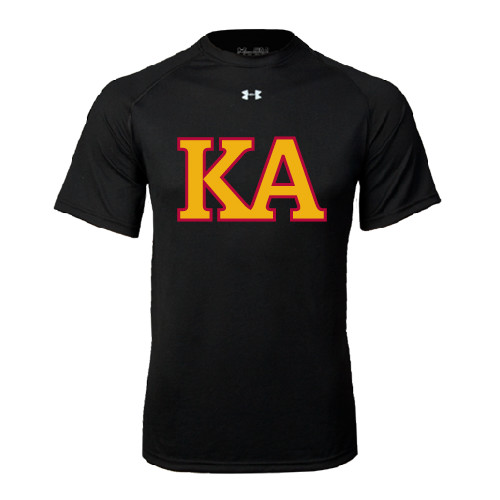 Kappa Alpha Under Armour Black Tech Tee-Two Color KA