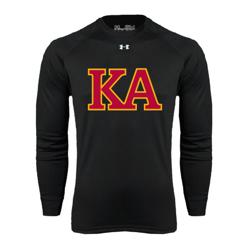 Kappa Alpha Under Armour Black Long Sleeve Tech Tee-Two Color KA