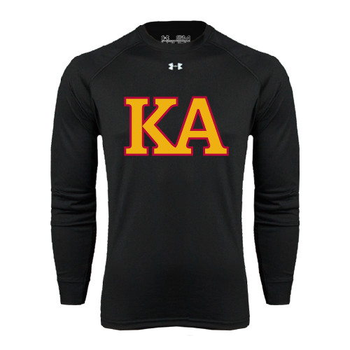 Kappa Alpha Under Armour Black Long Sleeve Tech Tee-Two Color KA