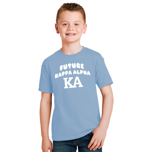 Kappa Alpha Youth Light Blue T Shirt-Future Kappa Alpha