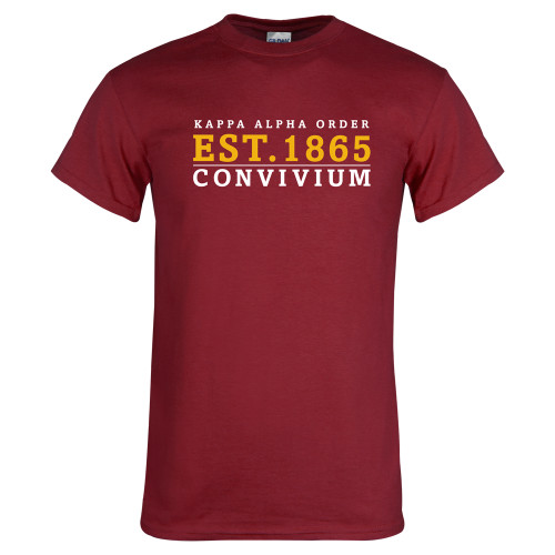 Kappa Alpha Cardinal T Shirt-Convivium
