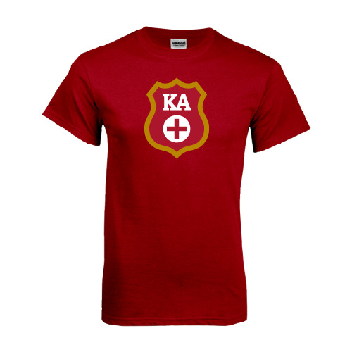 Kappa Alpha Cardinal T Shirt-KA Shield