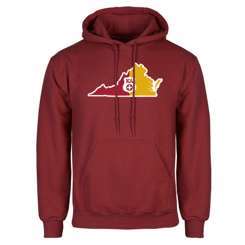  Cardinal Fleece Hoodie - Virginia