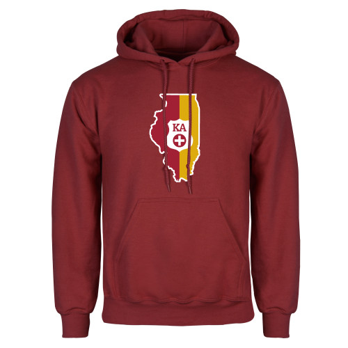  Cardinal Fleece Hoodie - Illinois
