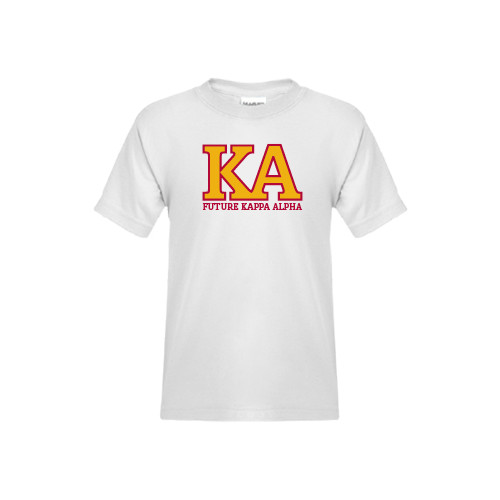 Kappa Alpha Youth White T Shirt-KA Future Kappa Alpha