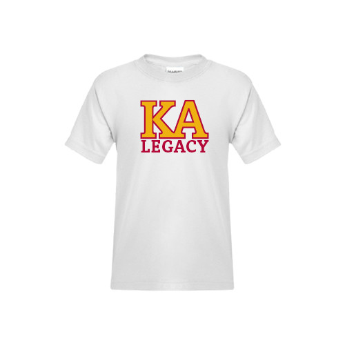 Kappa Alpha Youth White T Shirt-KA Legacy