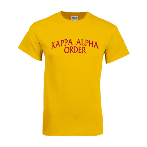 Kappa Alpha Gold T-Shirt-Arched Kappa Alpha Order