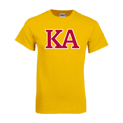 Kappa Alpha Gold T-Shirt-Two Color KA