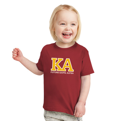Kappa Alpha Toddler Cardinal T Shirt-KA Future Kappa Alpha