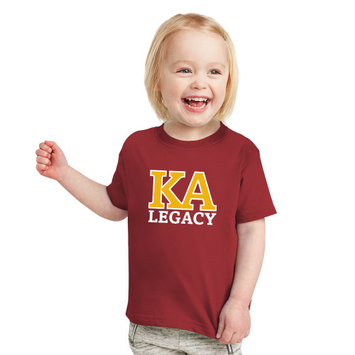 Kappa Alpha Toddler Cardinal T Shirt-KA Legacy
