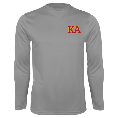 Kappa Alpha Steel Performance Longsleeve Shirt-Two Color KA