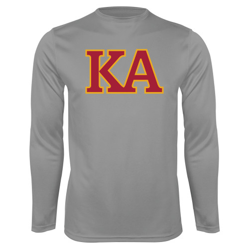 Kappa Alpha Steel Performance Longsleeve Shirt-Two Color KA