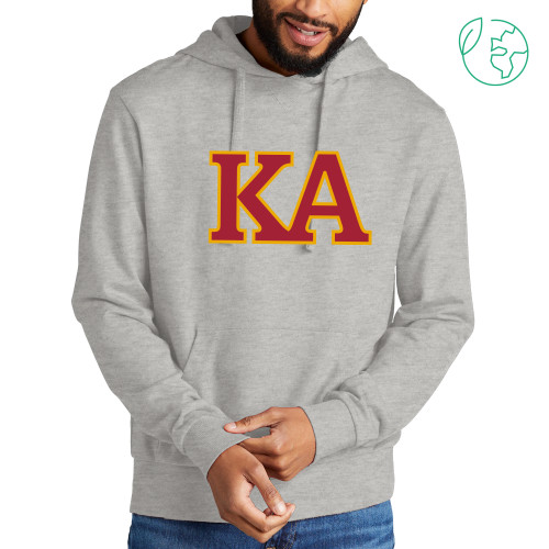  Allmade Light Grey Organic French Terry Pullover Hoodie - Two Color KA
