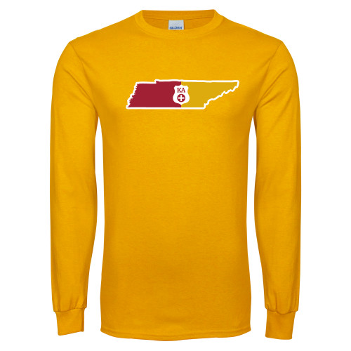  Gold Long Sleeve T Shirt - Tennessee
