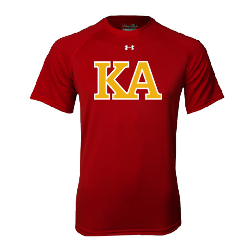 Kappa Alpha Under Armour Cardinal Tech Tee-Two Color KA