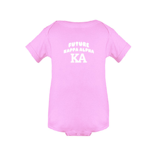 Kappa Alpha Light Pink Infant Onesie-Future Kappa Alpha