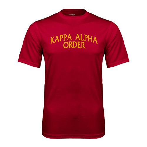 Kappa Alpha Cardinal Performance Tee-Arched Kappa Alpha Order