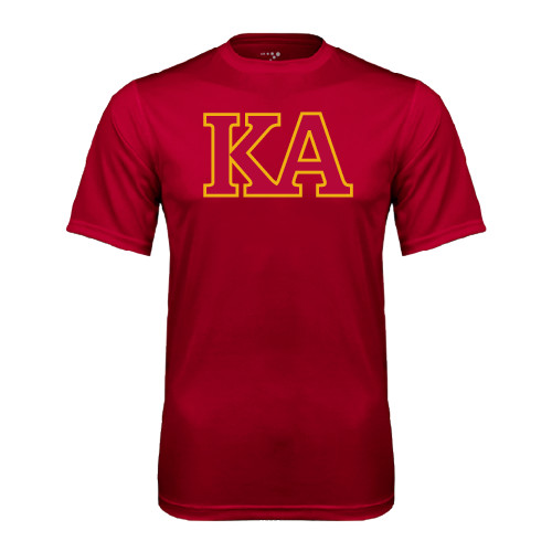 Kappa Alpha Cardinal Performance Tee-Two Color KA