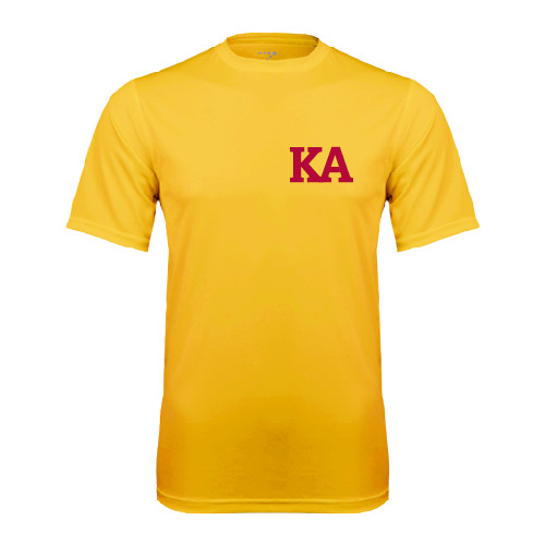 Kappa Alpha Gold Performance Tee-KA