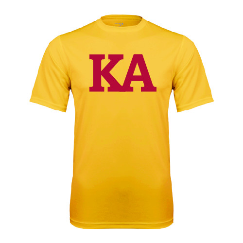 Kappa Alpha Gold Performance Tee-KA
