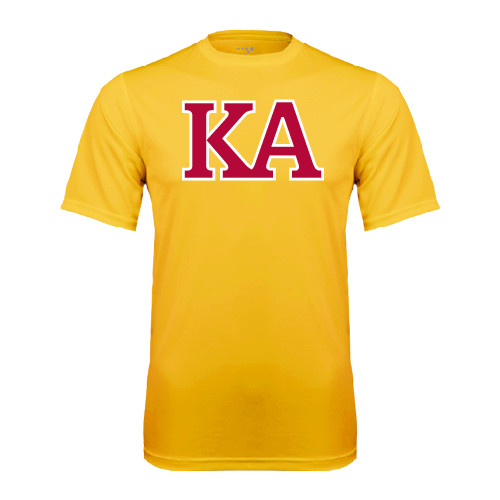 Kappa Alpha Gold Performance Tee-Two Color KA