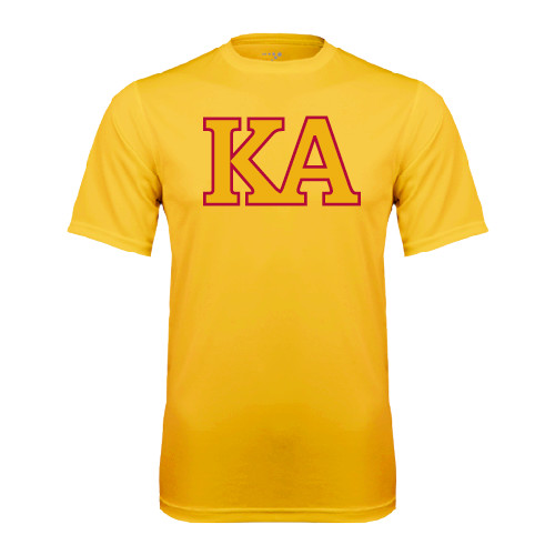 Kappa Alpha Gold Performance Tee-Two Color KA