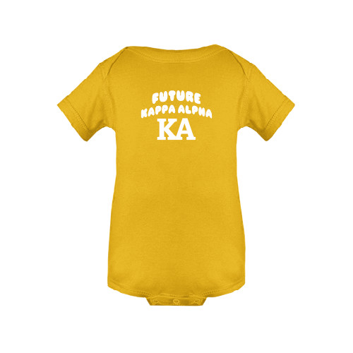Kappa Alpha Gold Infant Onesie-Future Kappa Alpha