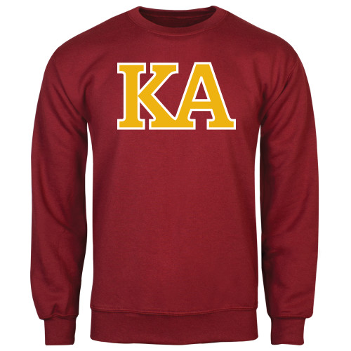 Kappa Alpha Cardinal Fleece Crew-Two Color KA