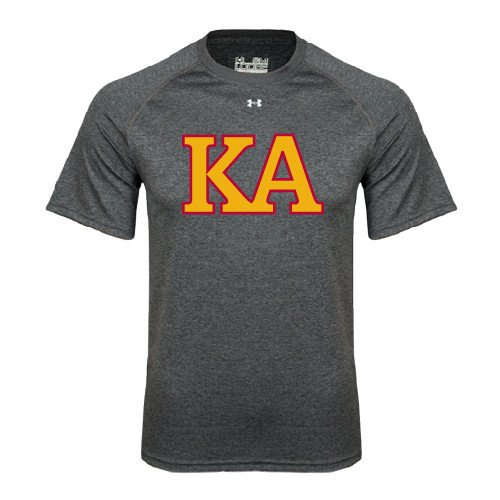 Kappa Alpha Under Armour Carbon Heather Tech Tee-Two Color KA