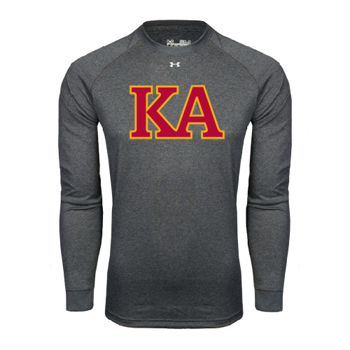 Kappa Alpha Under Armour Carbon Heather Long Sleeve Tech Tee-Two Color KA