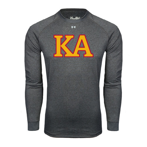 Kappa Alpha Under Armour Carbon Heather Long Sleeve Tech Tee-Two Color KA