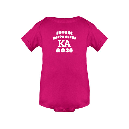 Kappa Alpha Fuchsia Infant Onesie-Future Kappa Alpha Rose
