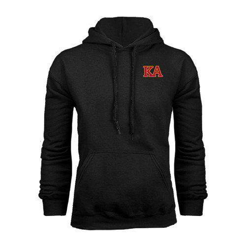 Kappa Alpha Black Fleece Hoodie-Two Color KA