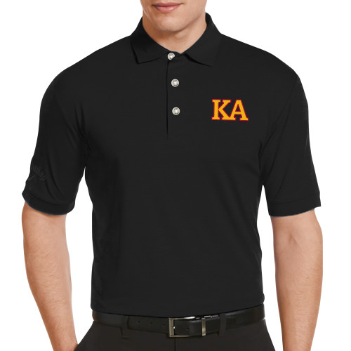 Kappa Alpha Callaway Black Tonal Polo-Two Color KA