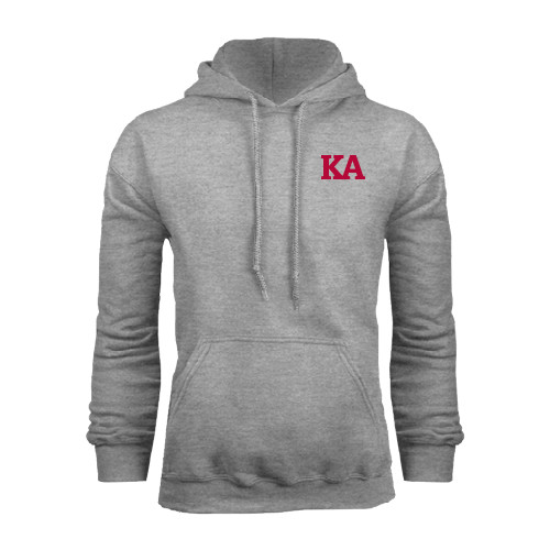 Kappa Alpha Grey Fleece Hoodie-KA