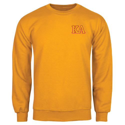 Kappa Alpha Gold Fleece Crew-Two Color KA