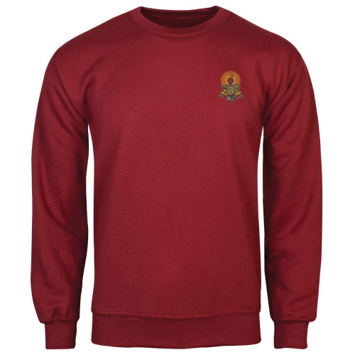 Kappa Alpha Cardinal Fleece Crew-Coat of Arms
