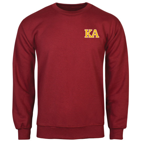 Kappa Alpha Cardinal Fleece Crew-Two Color KA