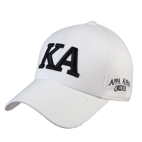  White Structured Adjustable Pro Style Hat - KA