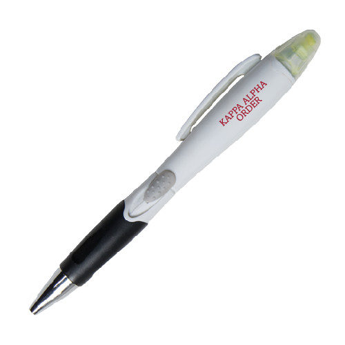  Blossom White Pen/Highlighter - Kappa Alpha Order
